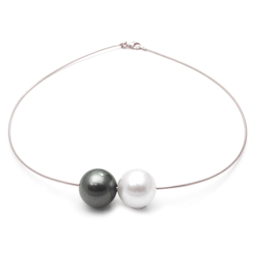 Double Pearl Necklace