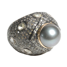 Load image into Gallery viewer, Pearl Dome Ring