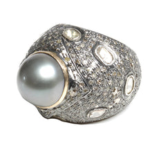 Load image into Gallery viewer, Pearl Dome Ring