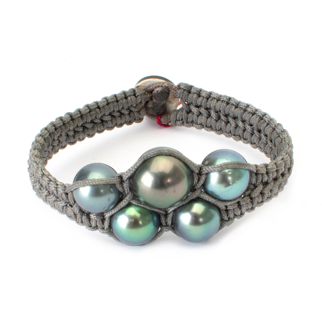 Macrame Pearl Bracelet