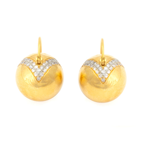 12mm Globe Earrings