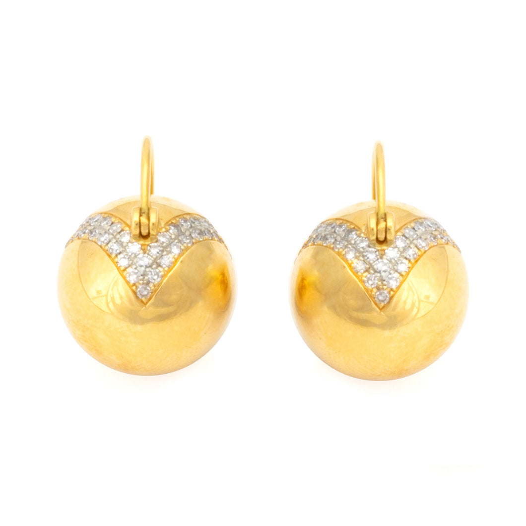 12mm Globe Earrings