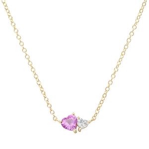 Double Stone Necklace