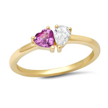 Load image into Gallery viewer, Double Stone Ring