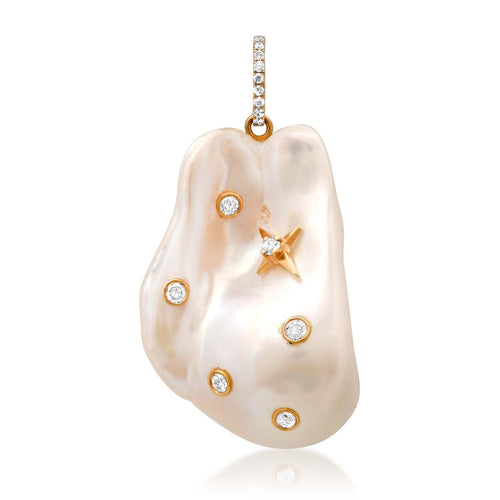 Diamond Pearl Pendant