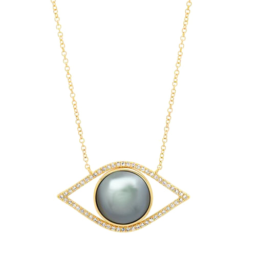 Pearl Slice Necklace