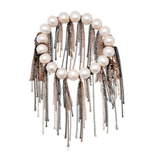Load image into Gallery viewer, White Fringe Bracelet