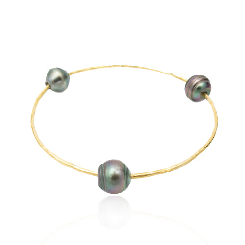 Pearl Wire Bangle
