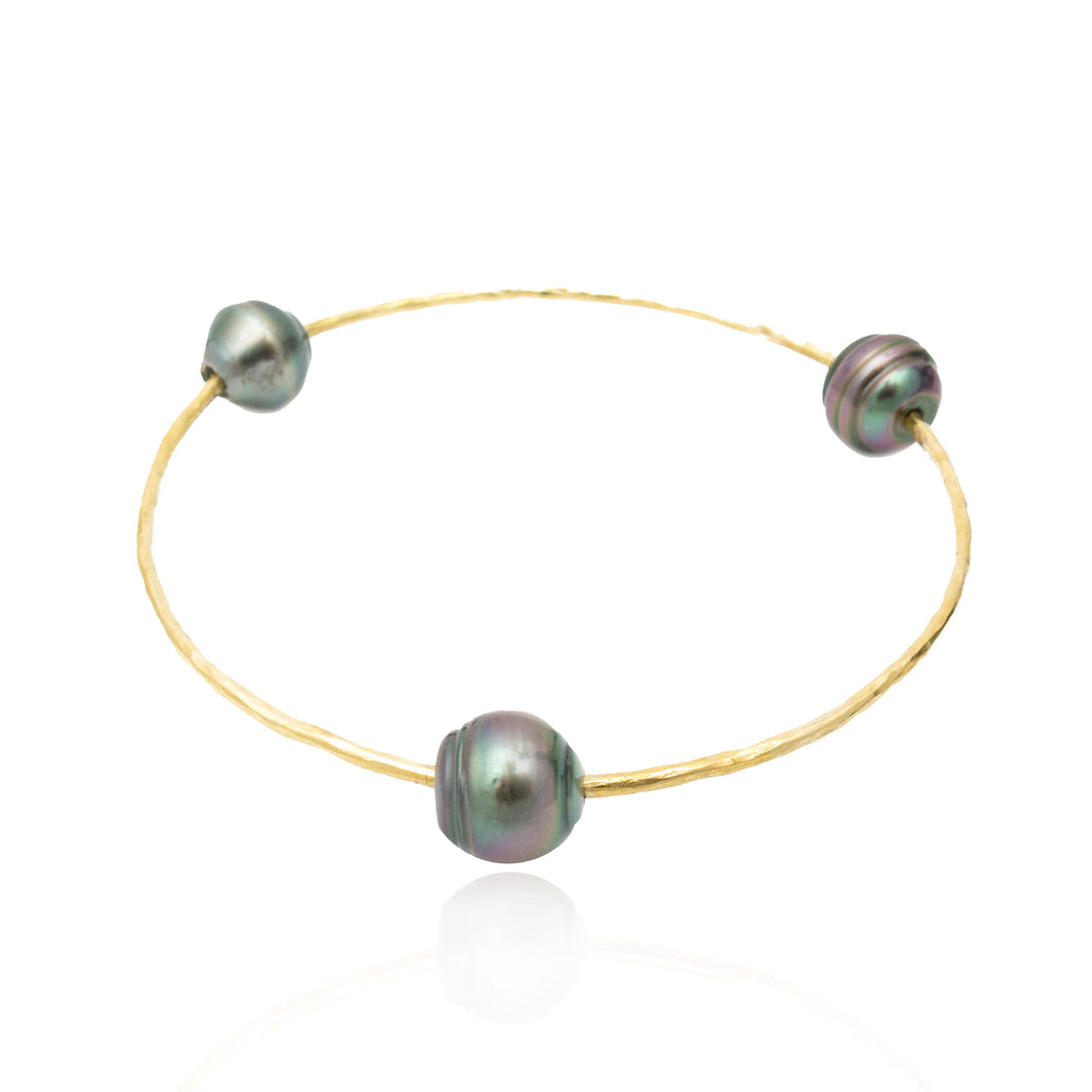 Pearl Wire Bangle