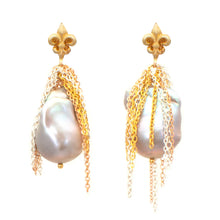 Load image into Gallery viewer, Silver Baroque Drops