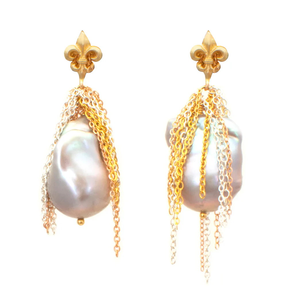 Silver Baroque Drops