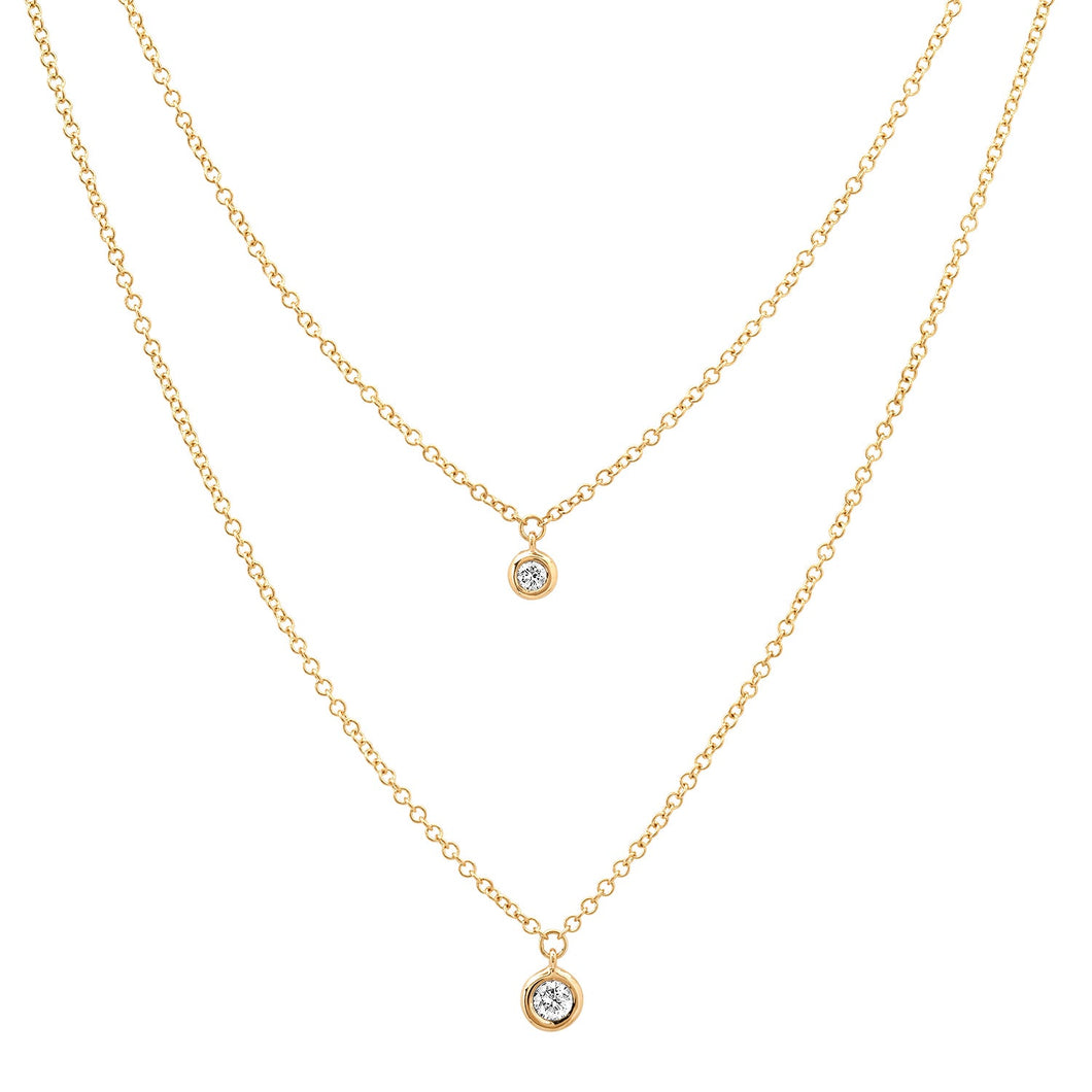 Floating Diamond Necklace