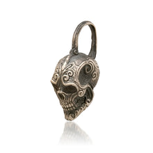 Load image into Gallery viewer, Carved Skull Pendant