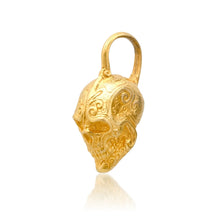 Load image into Gallery viewer, Carved Skull Pendant
