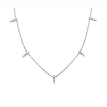 Load image into Gallery viewer, Diamond Dagger Necklace