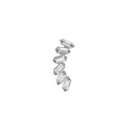 Baguette Diamond Stud