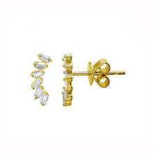 Load image into Gallery viewer, Baguette Diamond Studs