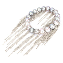 Load image into Gallery viewer, 18k Silver Fringe Bracelet