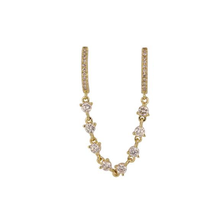 Load image into Gallery viewer, Diamond Chain Huggie