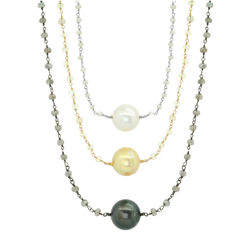 Pearl Semi Precious Necklace