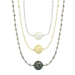 Pearl Semi Precious Necklace