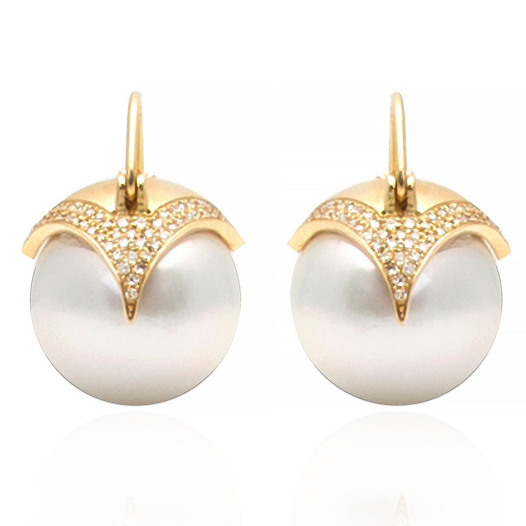 Armor Pearl Earrings