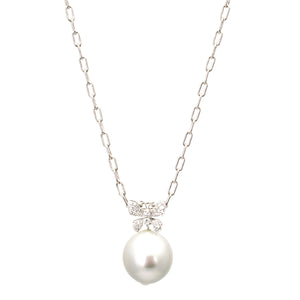 Pearl Butterfly Necklace