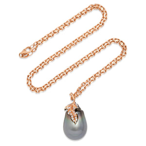 Pearl Leaf Necklace