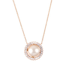 Load image into Gallery viewer, Pearl Halo Necklace