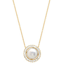 Load image into Gallery viewer, Pearl Halo Necklace