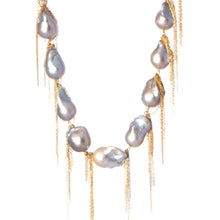 Load image into Gallery viewer, Silver Baroque 31&quot; Necklace