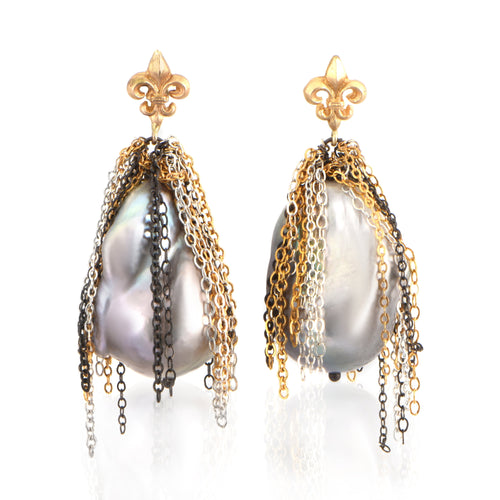 Silver Baroque Drops