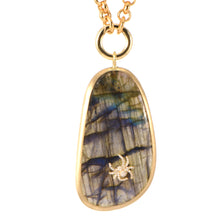 Load image into Gallery viewer, Labradorite Pendant Necklace