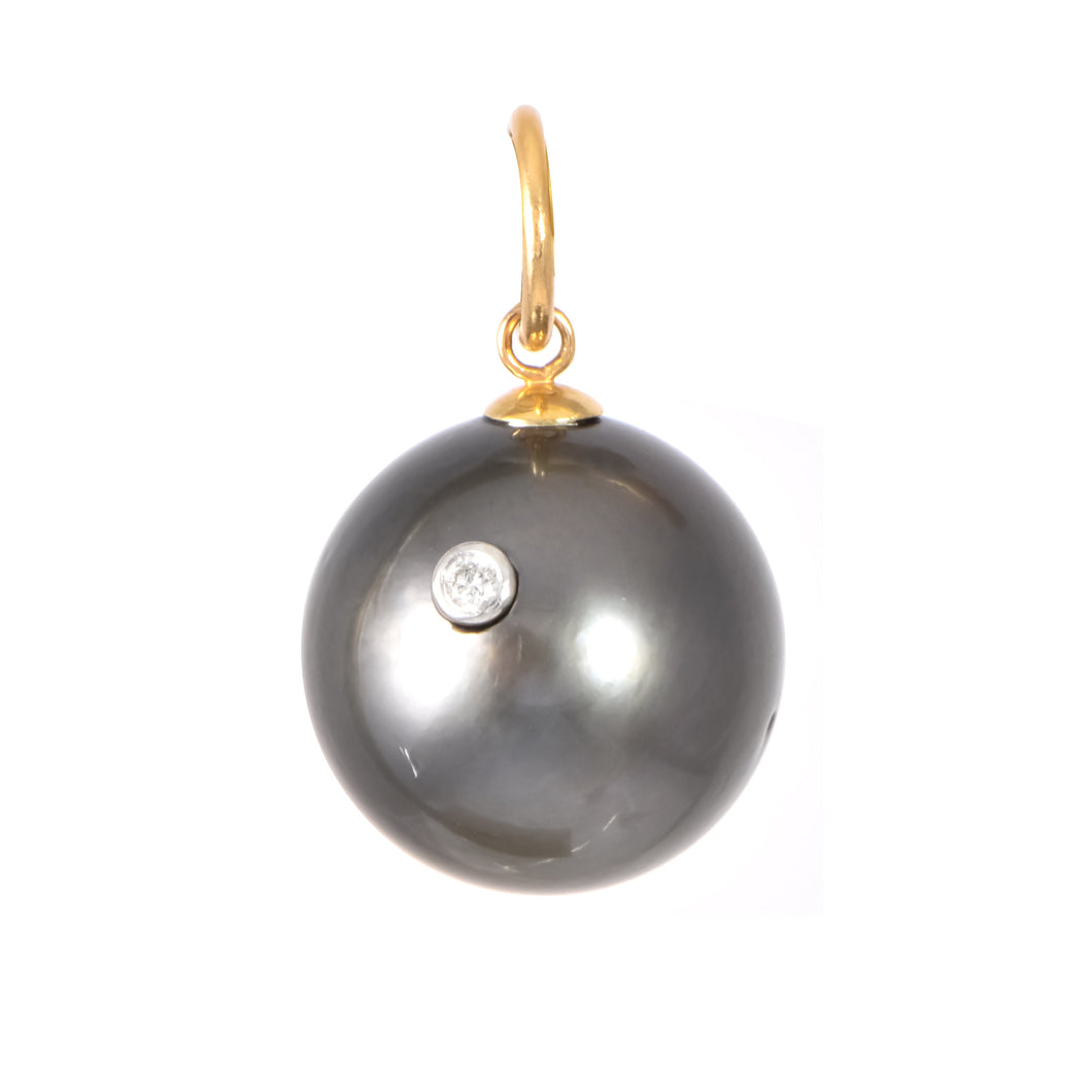 Diamond Pearl Pendant