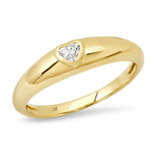 Load image into Gallery viewer, Heart Gypsy Ring