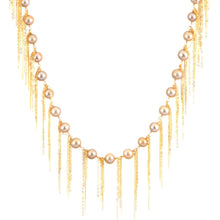 Load image into Gallery viewer, Gold Fringe 31&quot; Necklace