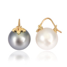 Load image into Gallery viewer, 14mm Pearl Earrings
