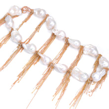 Load image into Gallery viewer, White Fringe 16&quot; Strand
