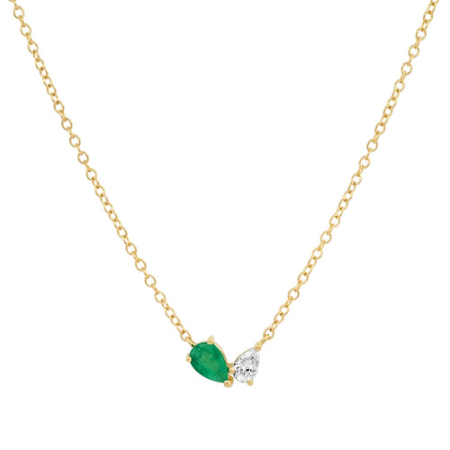 Double Stone Necklace
