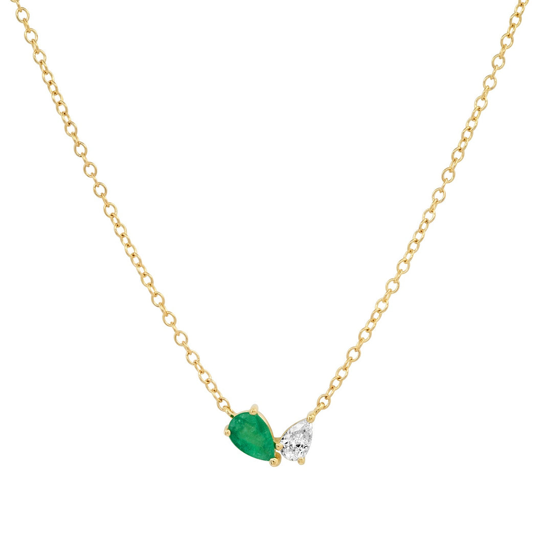 Double Stone Necklace