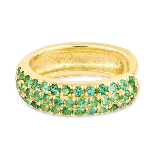Emerald Ear Cuff