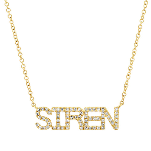Baby Name Necklace