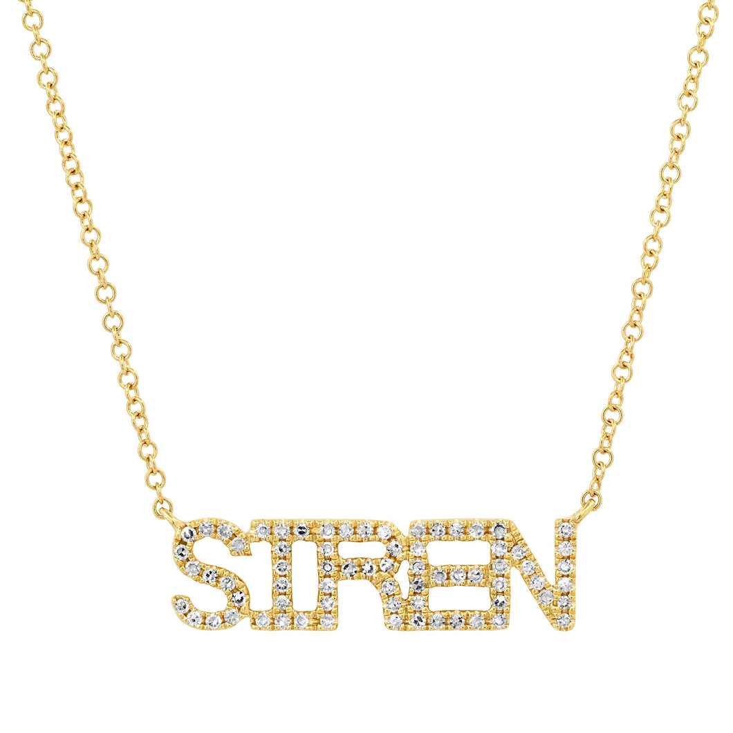 Baby Name Necklace