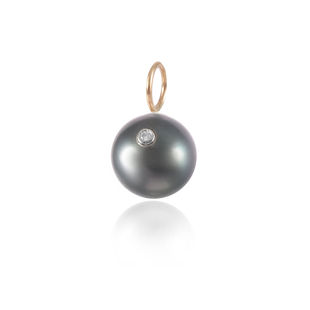 Pearl Diamond Charm
