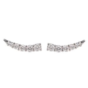 Diamond Curve Studs