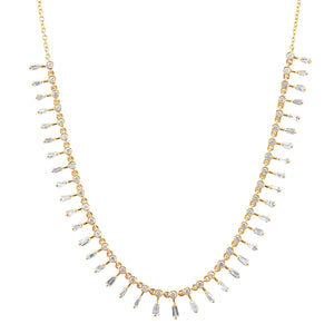 Diamond Bib Necklace