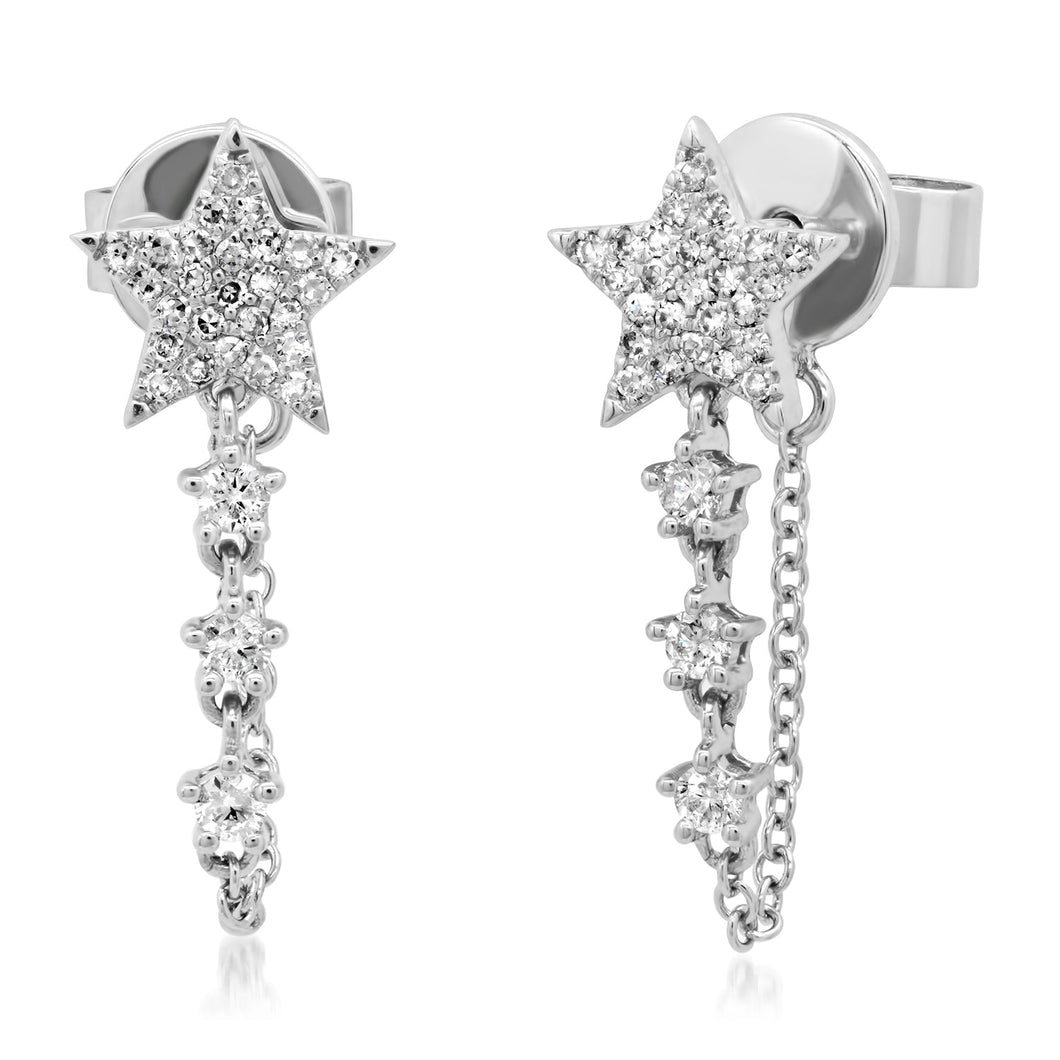 Star Chain Studs