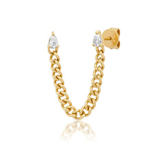 Load image into Gallery viewer, Diamond Chain Stud