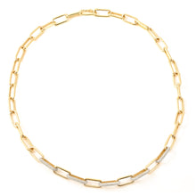 Load image into Gallery viewer, Diamond Paperclip Chain