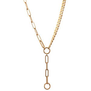 Mixed Y-Neck Chain